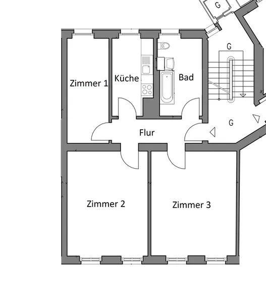 3 room Apartment / 3 Zimmer Wohnung in Neukölln — photo 1